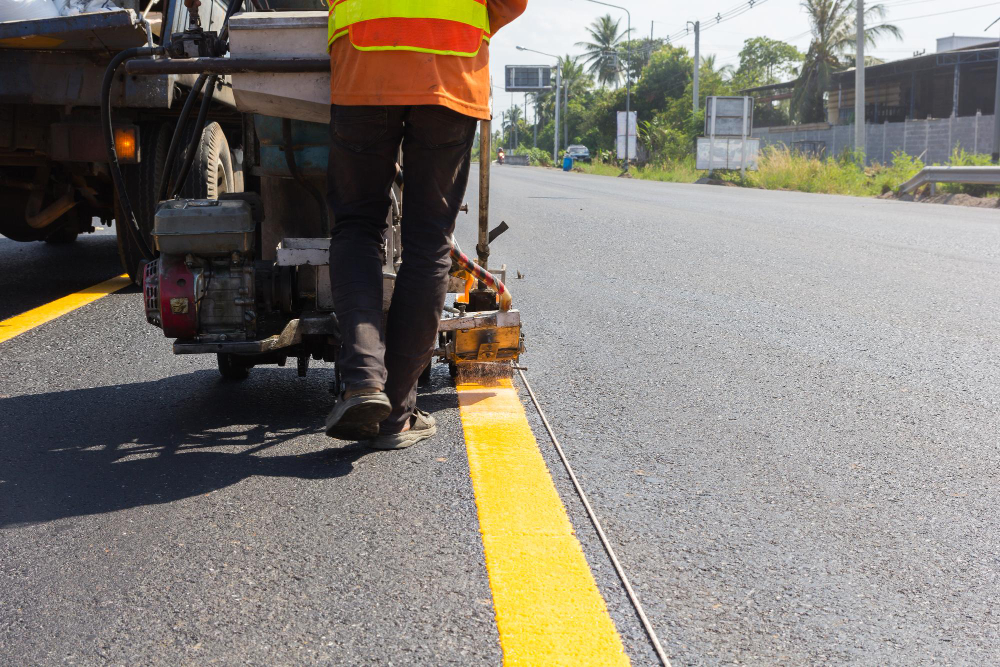Essential Equipment for Professional Parking Lot Striping