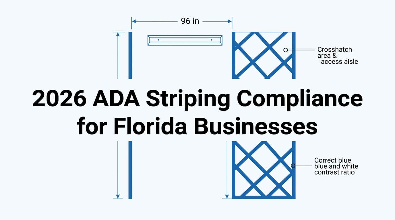ADA Striping Compliance 2026: What Florida Businesses Must Know