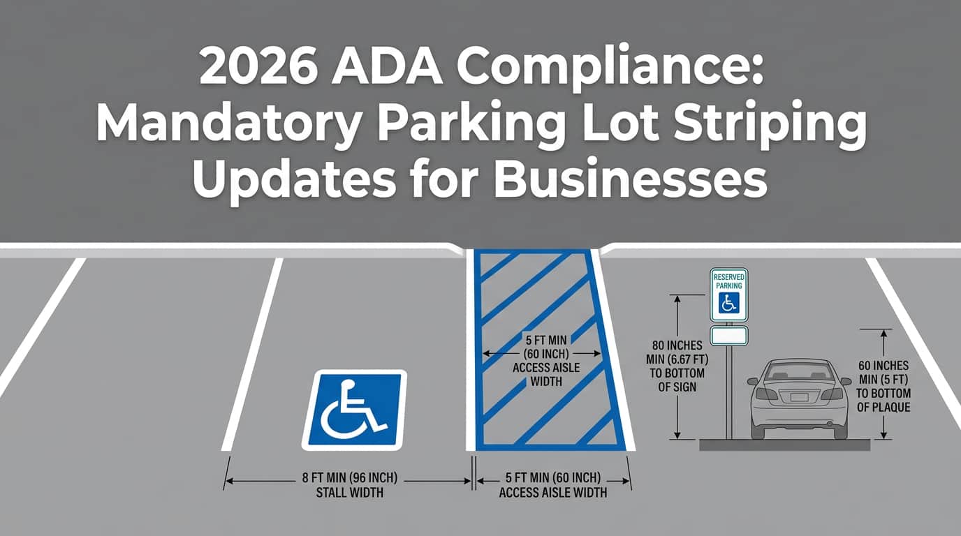 ADA Parking Lot Striping in Sanford: 2026 Compliance Guide