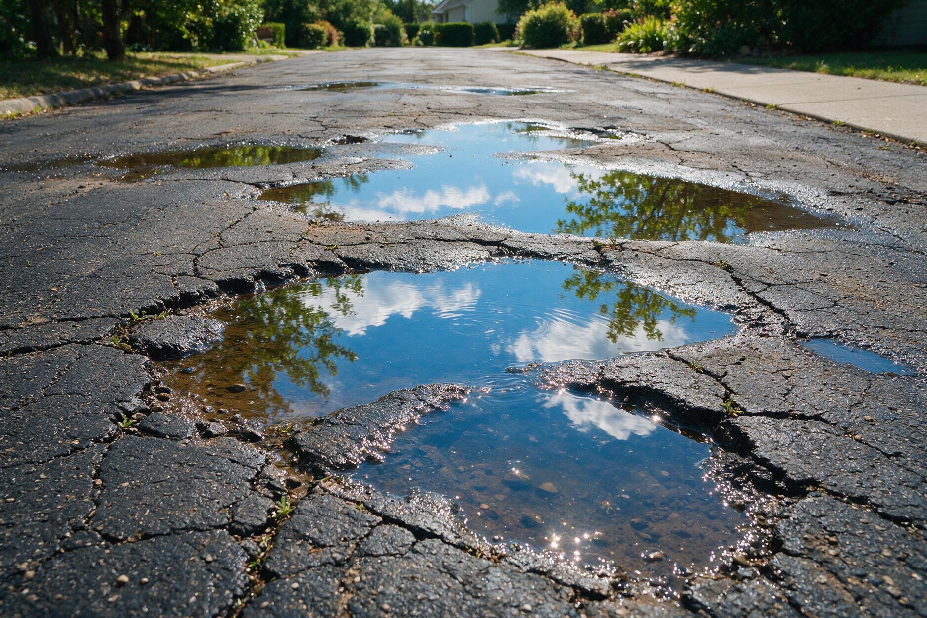 Why Do Potholes Keep Coming Back in Your Sanford Lot?