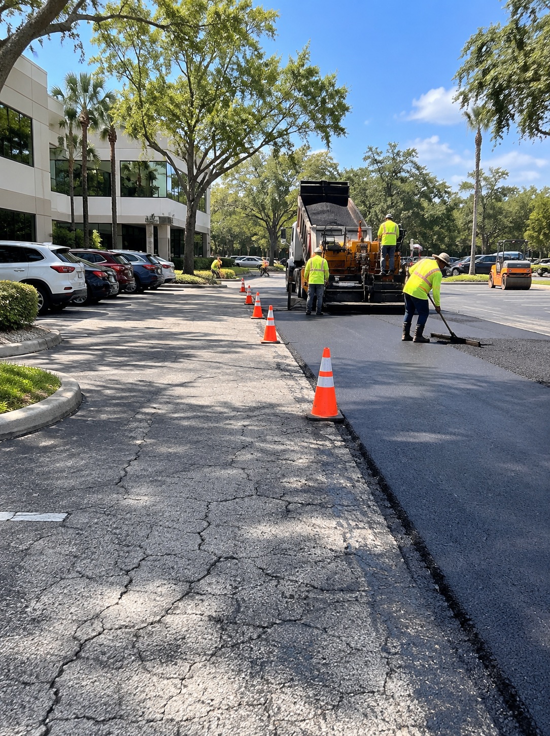 Repaving an Aging Orlando Office Park: How to Budget and Phase the Work Without Closing the Lot