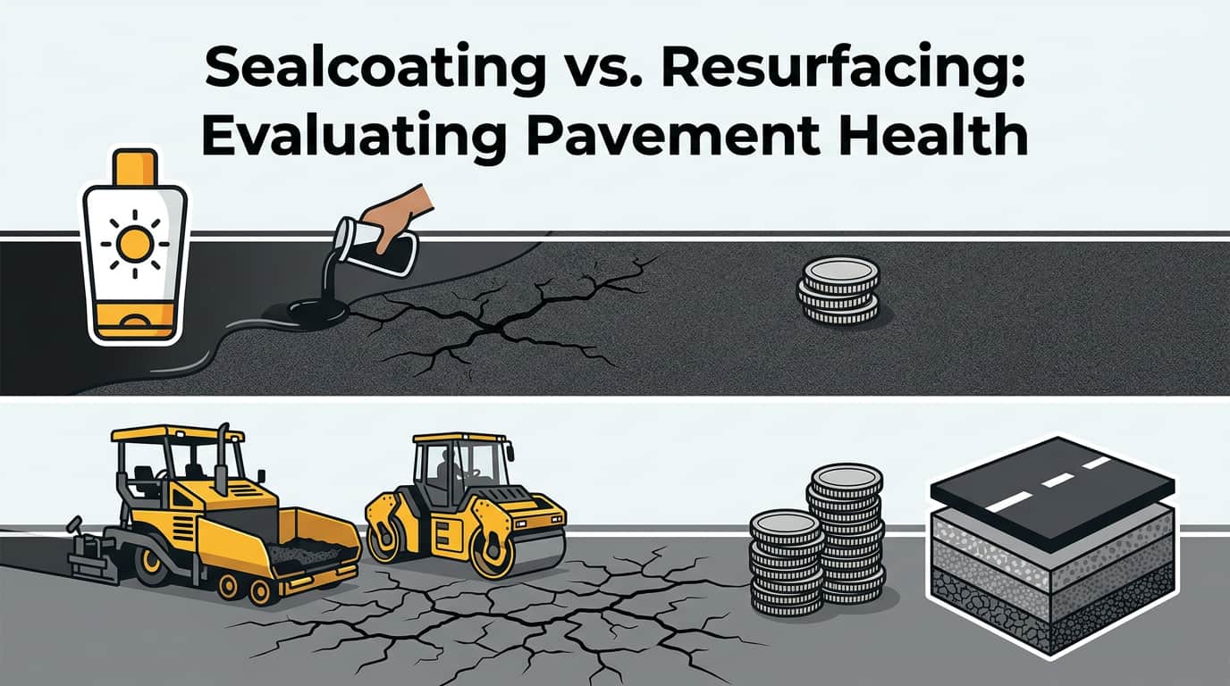 Sealcoating vs. Resurfacing: What Orlando Pavement Needs