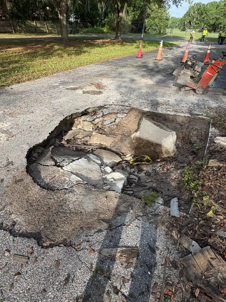 Why Do Potholes Keep Coming Back in Your Sanford Lot?