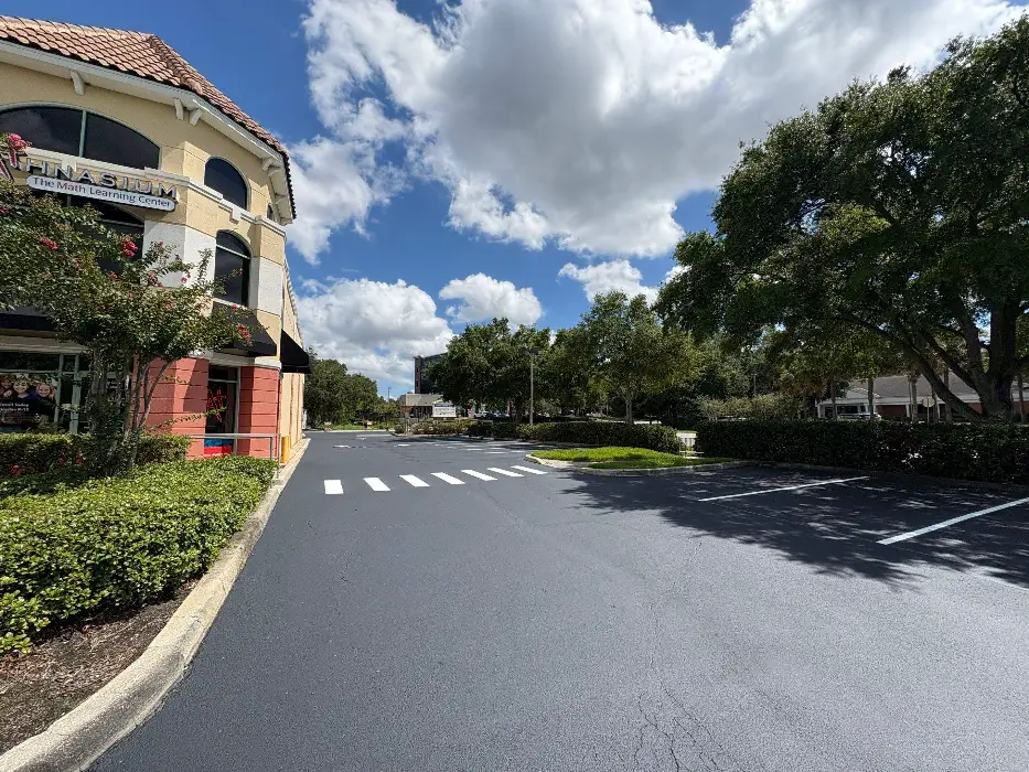 Asphalt paving project in Altamonte Springs FL