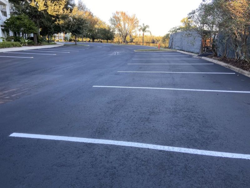 Commercial Parking Lot Striping in Orlando