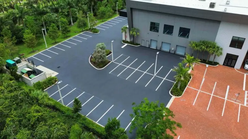 HOA parking lot project at Raymond Oaks in Altamonte Springs