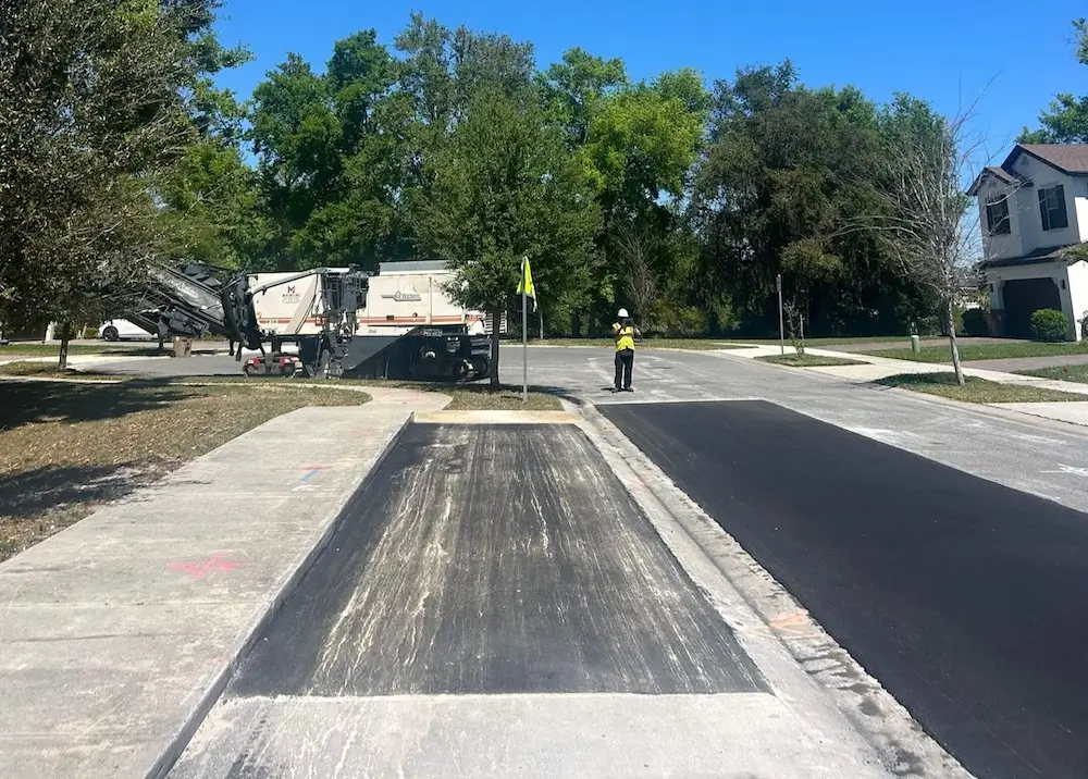 Parking lot striping in Kissimmee FL