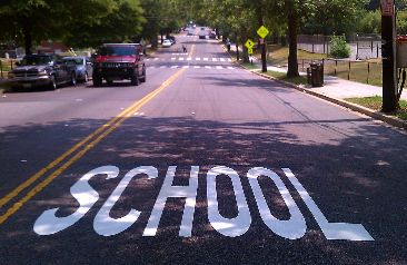 School Pavement Marking
