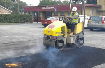 Commercial asphalt repair