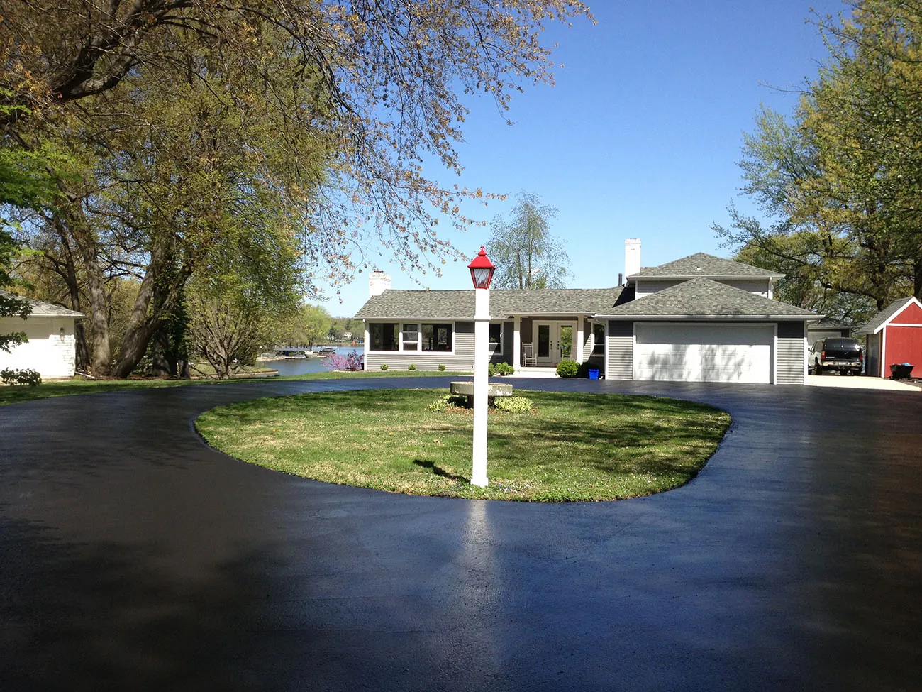 Beautiful residential driveway
